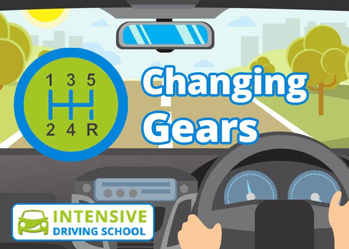 When and How to Change Gears in a Car Intensive Driving School